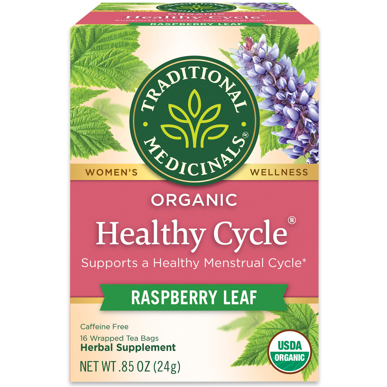 Traditional Medicinals Organic Female Toner Herbal Tea – Women’s Health & Hormonal Balance Support (6x16 Bags)