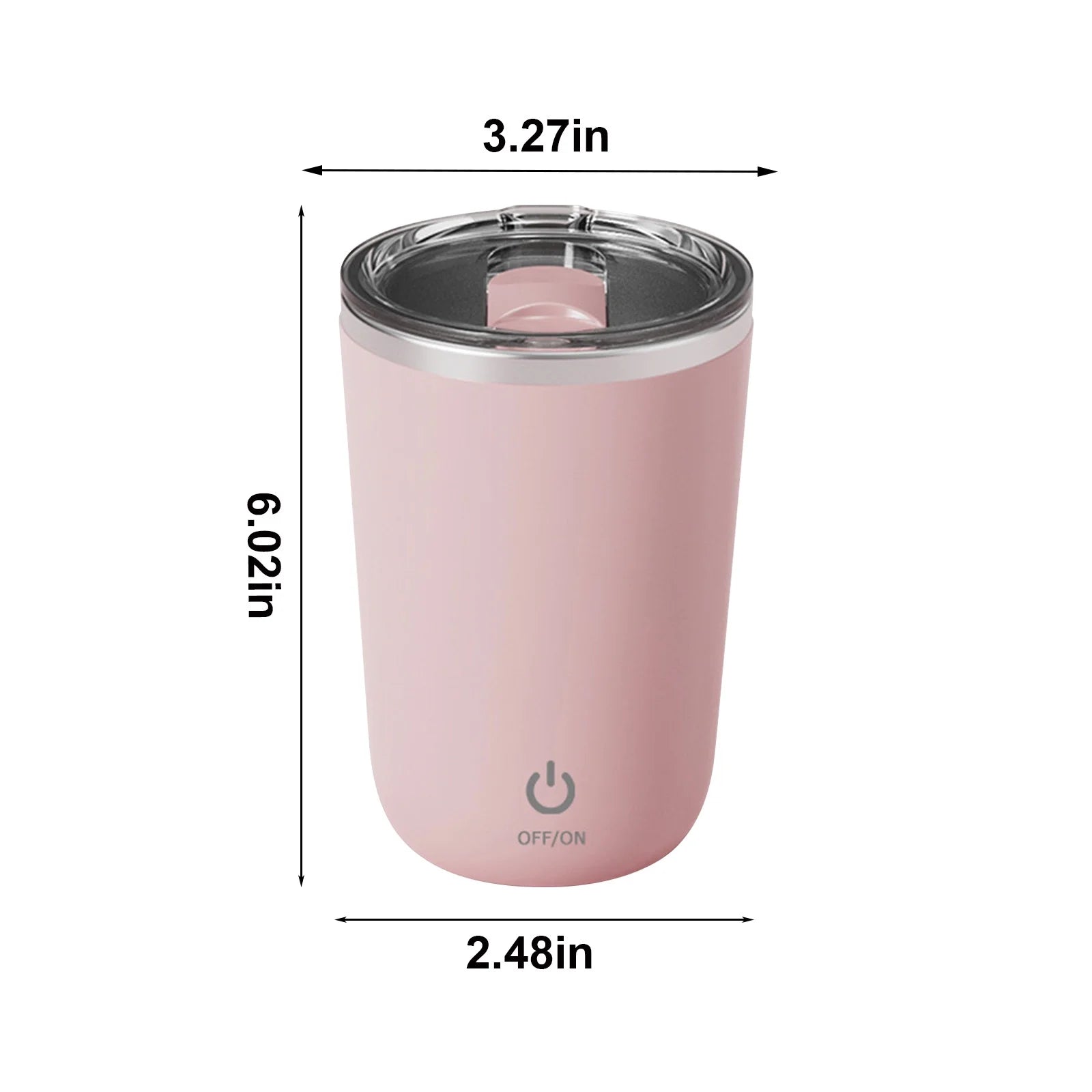 Moocorvic Automatic Magnetic Stirring Coffee Mug, Rotating Home Office Travel Mixing Cup Funny Electric Stainless Steel Self Mixing Coffee Tumbler