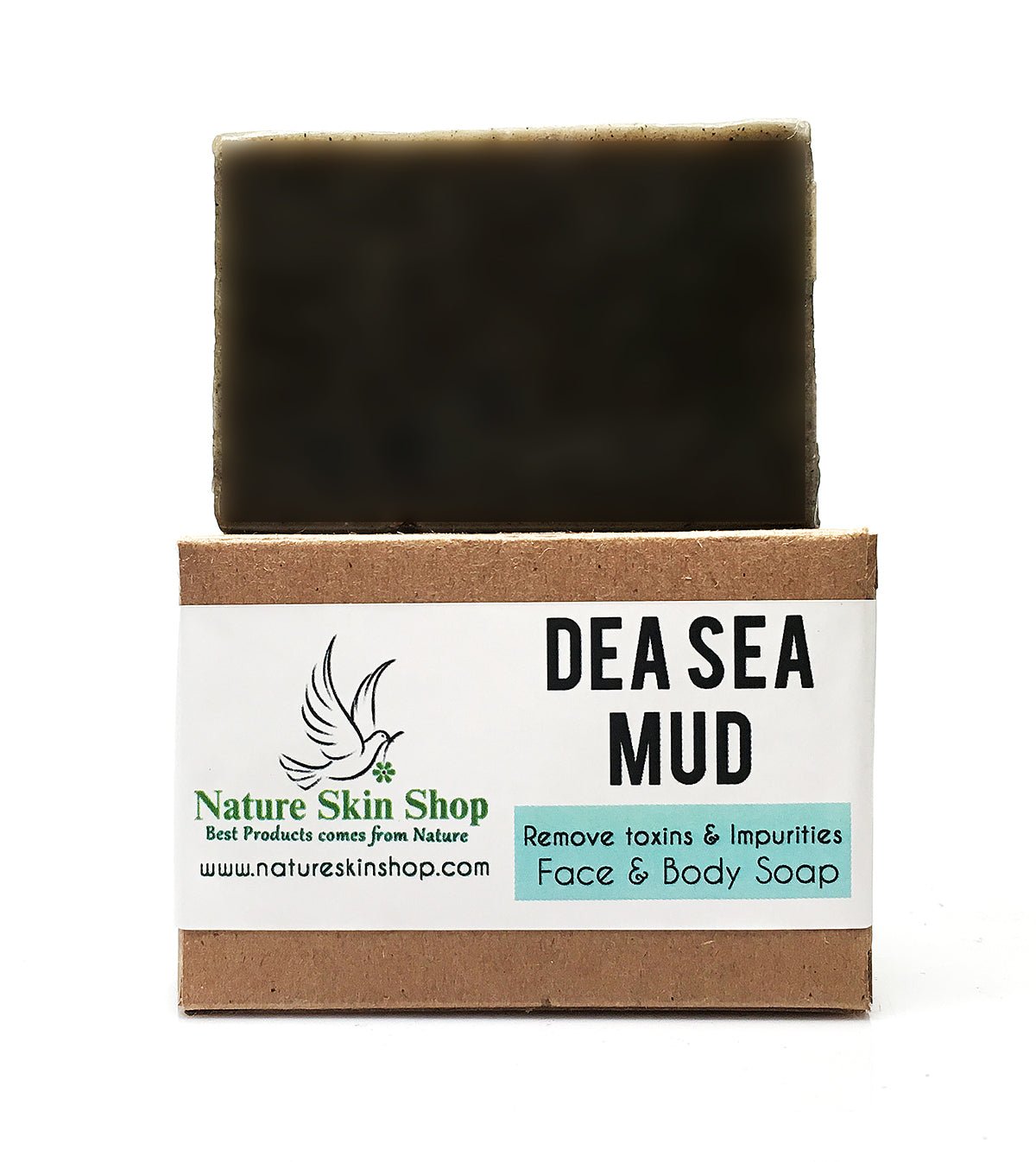 Premium Dead Sea Mud Soap for Acne & Oily Skin - Vegan Facial & Body Cleanser