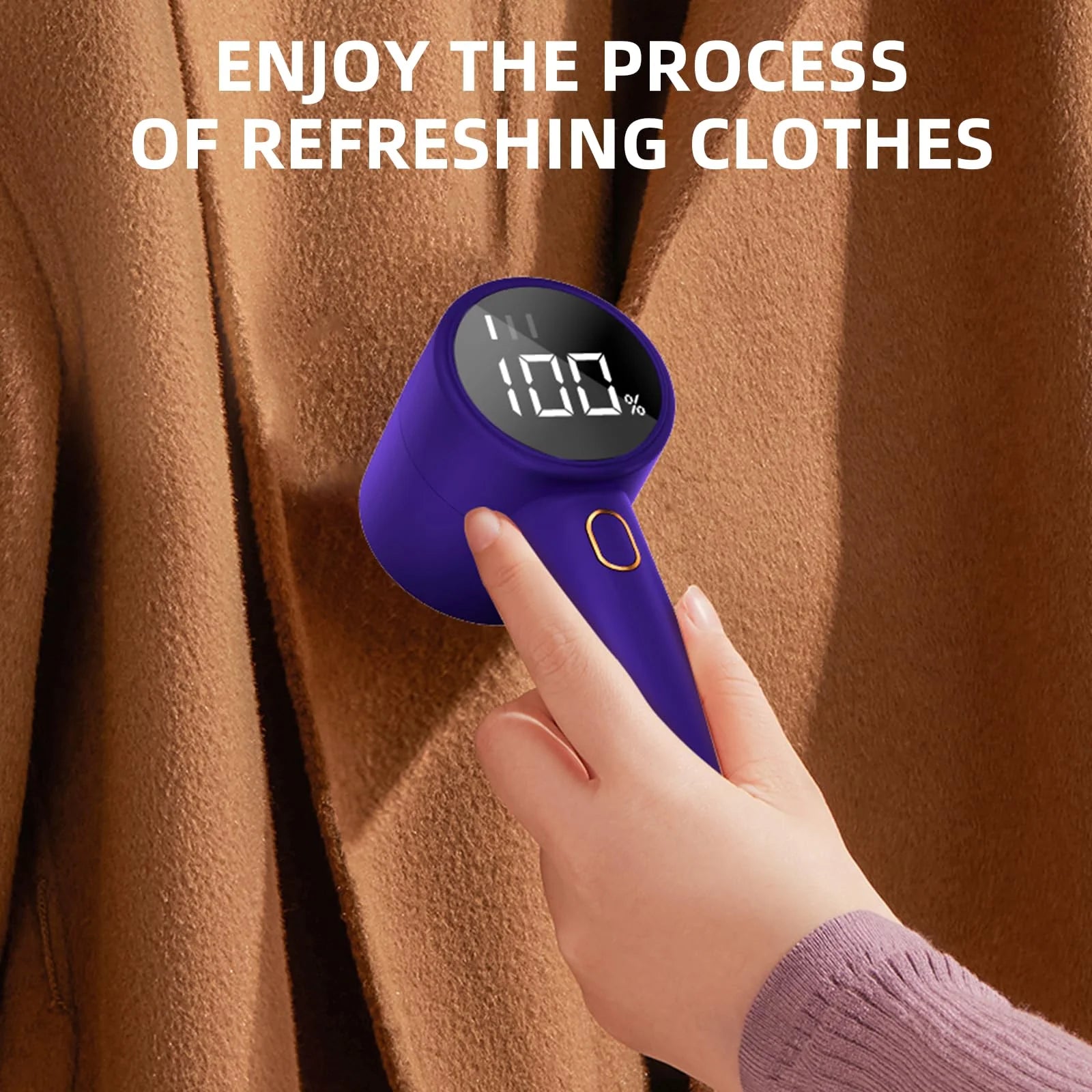 Frsara Fabric Shaver, Lint Remover Rechargeable, Electric Portable Sweater to Remove Pilling for Clothes, Furniture, Sweater, Couch, Blanket