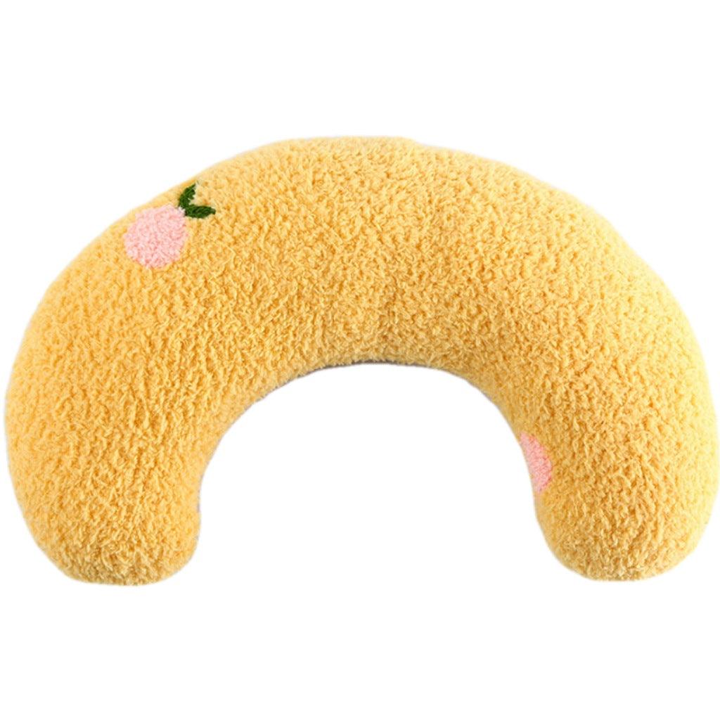 Cozy Calming U-Shaped Pet Pillow for Cats and Small Dogs – Soft Plush Neck Support and Sleep Aid