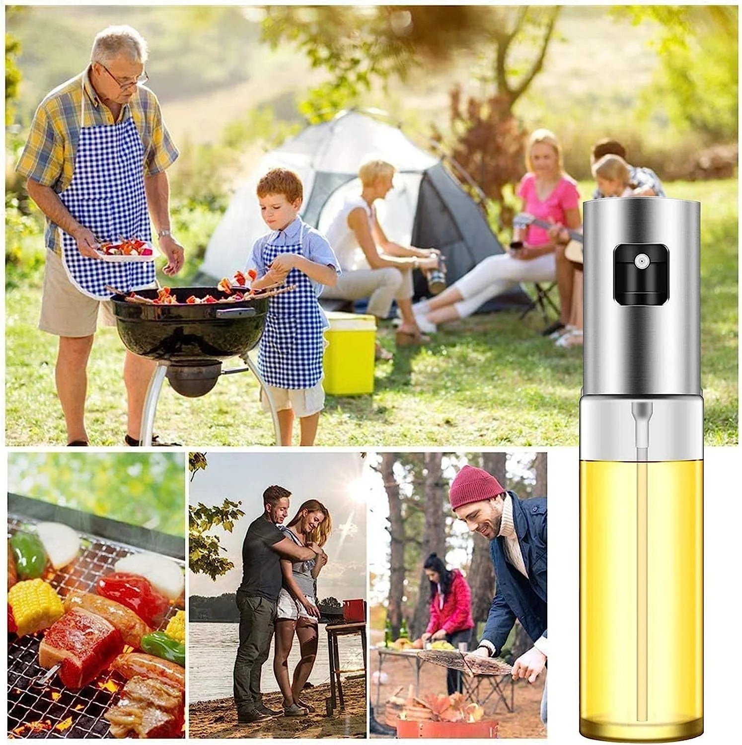 Oil Sprayer for Cooking, Olive Oil Sprayer Mister, 100Ml Olive Oil Spray Bottle, Olive Oil Spray for Salad, BBQ, Kitchen Baking, Roasting