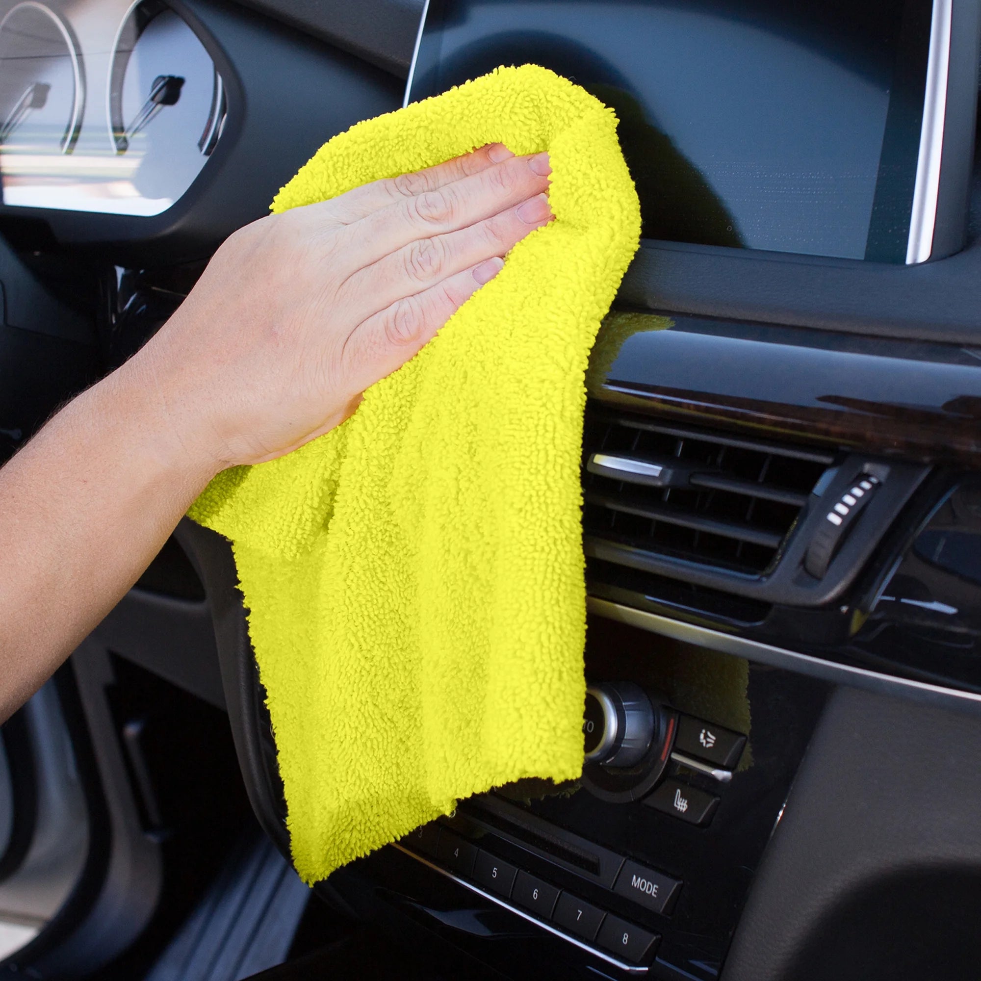Auto Drive Car Wash Microfiber Towel, 10 Count, 15" X 15", A