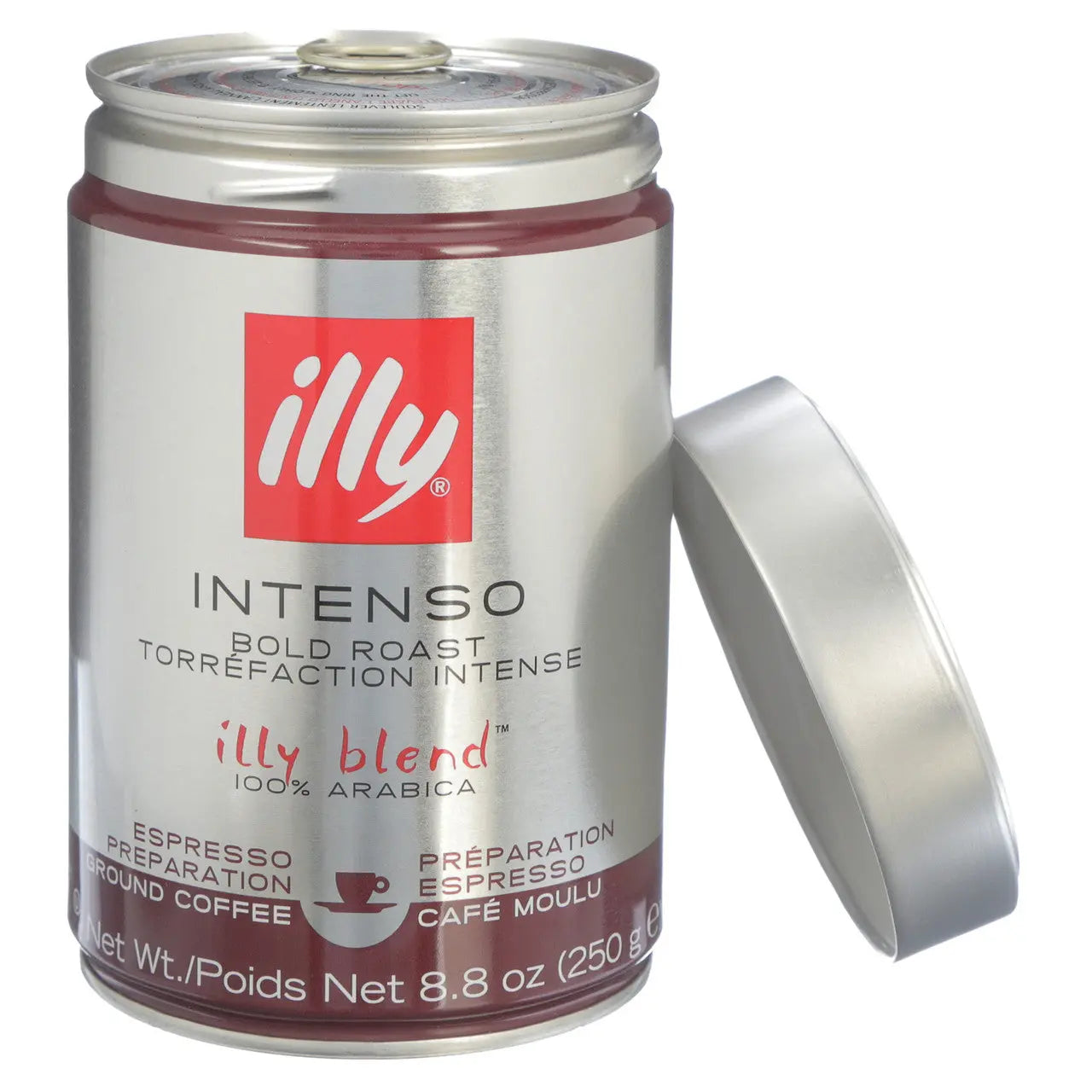 illy Intenso Ground Espresso Coffee – Bold & Rich Italian Roast (6×8.8oz Cans) Enaraon