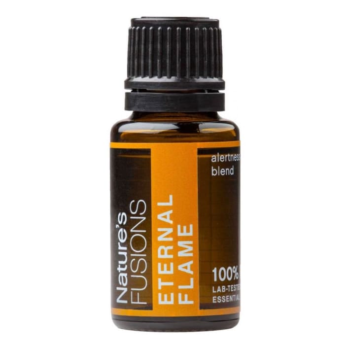 Eternal Flame Focus Blend: 100% Pure Essential Oil for Concentration & Alertness - 15ml