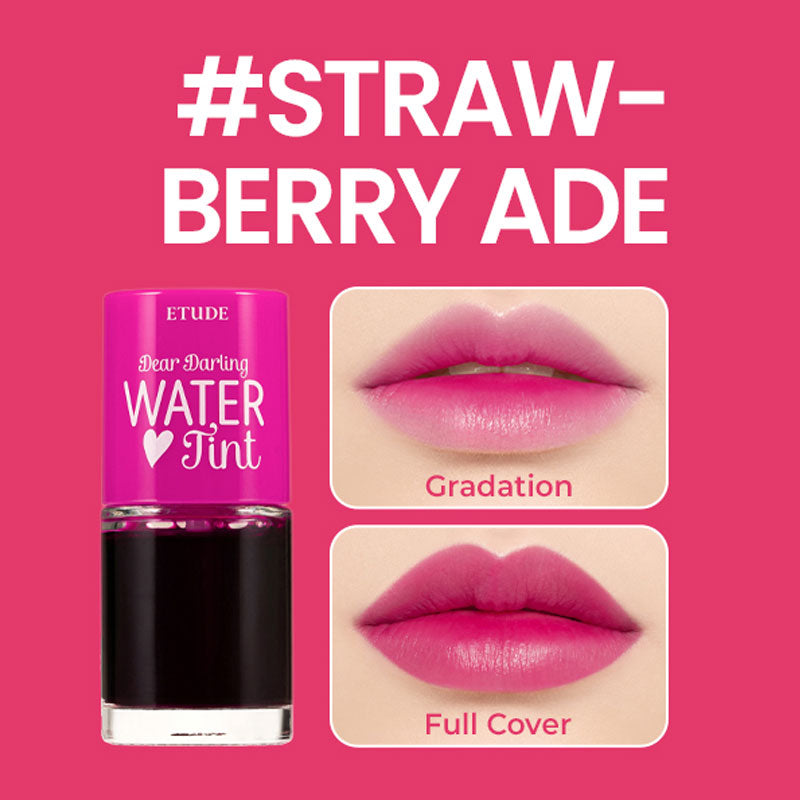 Etude House Dear Darling Water Tint – Long Lasting K-Beauty Lip Tint (5 Fruity Shades)