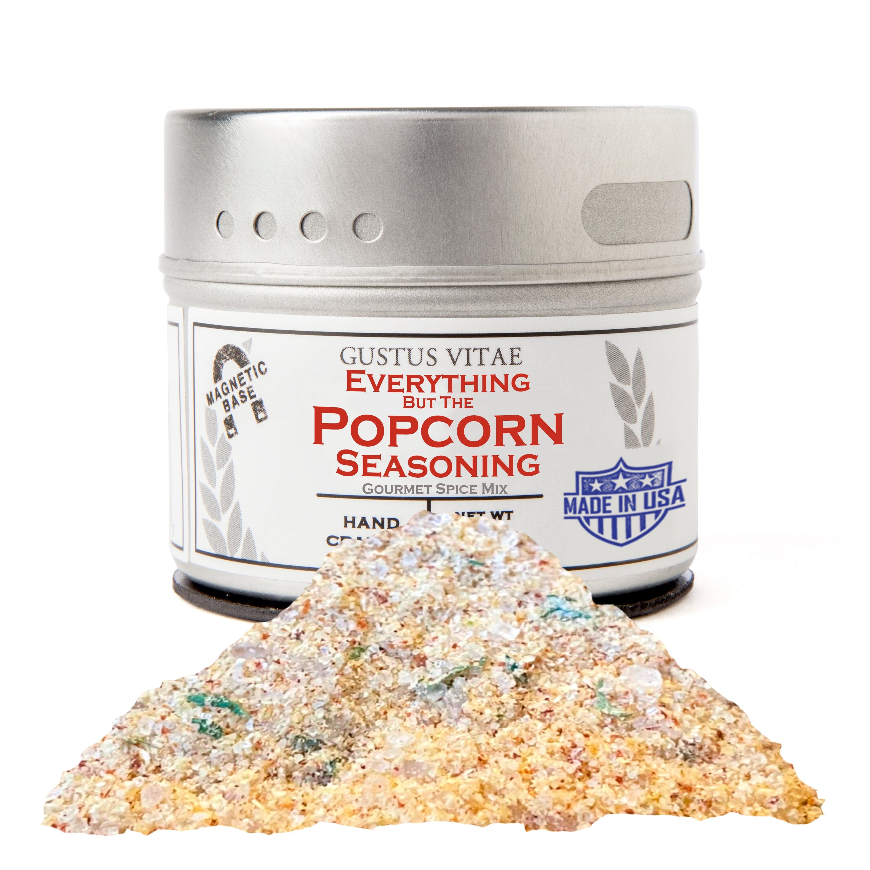 Everything But The Popcorn Seasoning – Gourmet All-Natural Popcorn Spice Blend | Non-GMO, Small Batch | Perfect for Popcorn, Chicken, Veggies & Air Fryer Meals