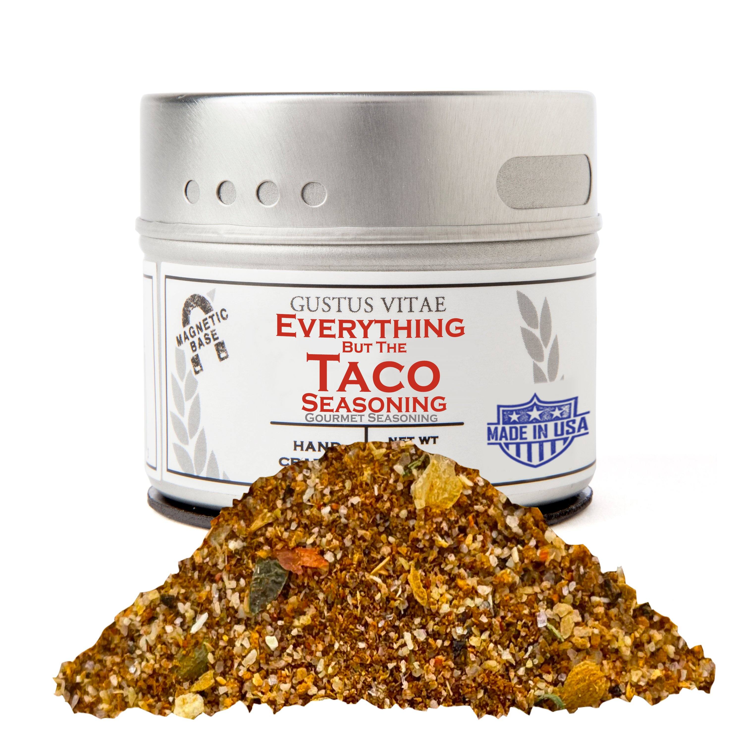 Everything But The Taco Seasoning – Authentic Gourmet Taco Spice Blend | Non-GMO, All Natural | Perfect for Tacos, Fajitas, BBQ & Marinades