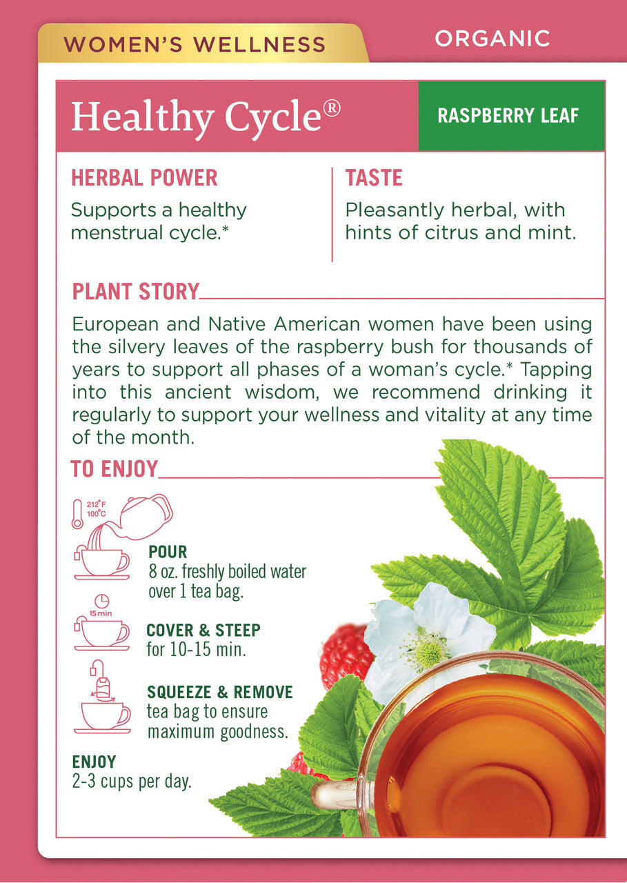 Traditional Medicinals Organic Female Toner Herbal Tea – Women’s Health & Hormonal Balance Support (6x16 Bags)