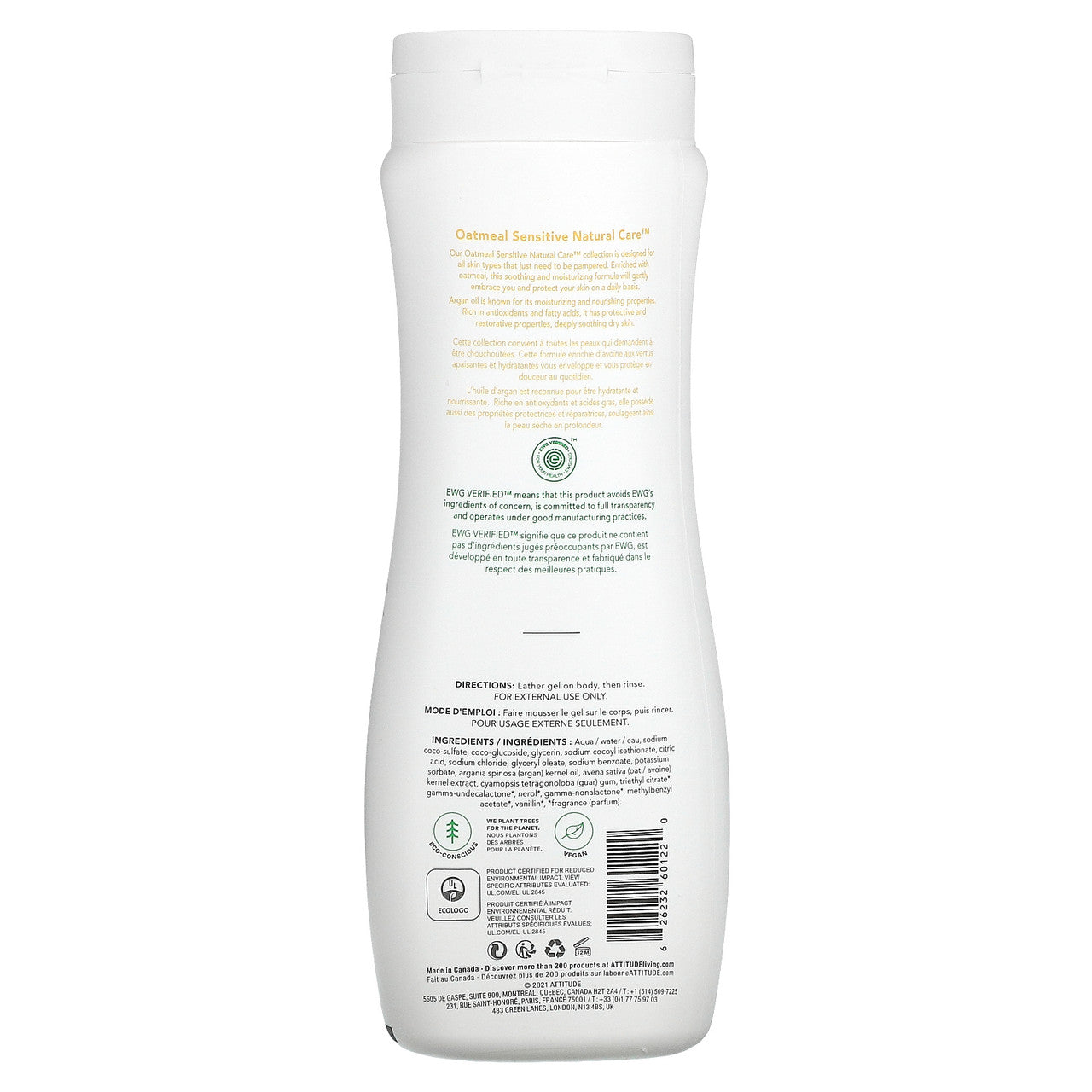 ATITUD BD/WSH SNSTV NTRL ( 1 X 16 OZ   )-1