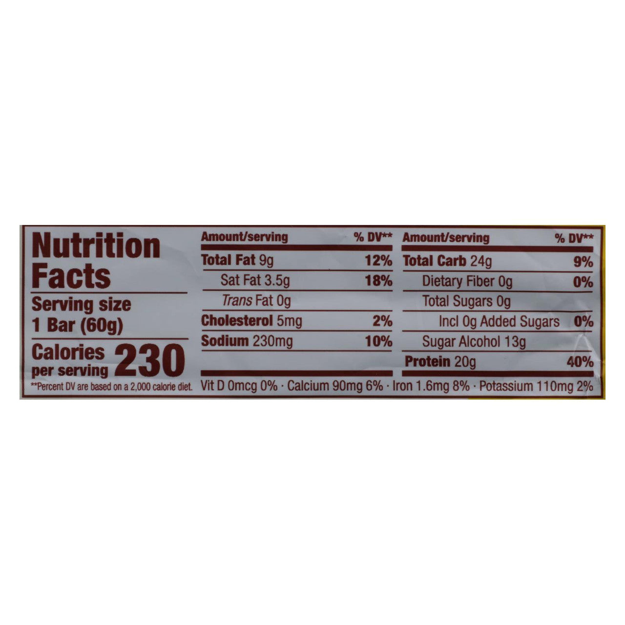 Think! High Protein Lemon Delight Bar (10 x 2.1 oz) | 20g Protein, Zero Sugar, Gluten-Free Snack