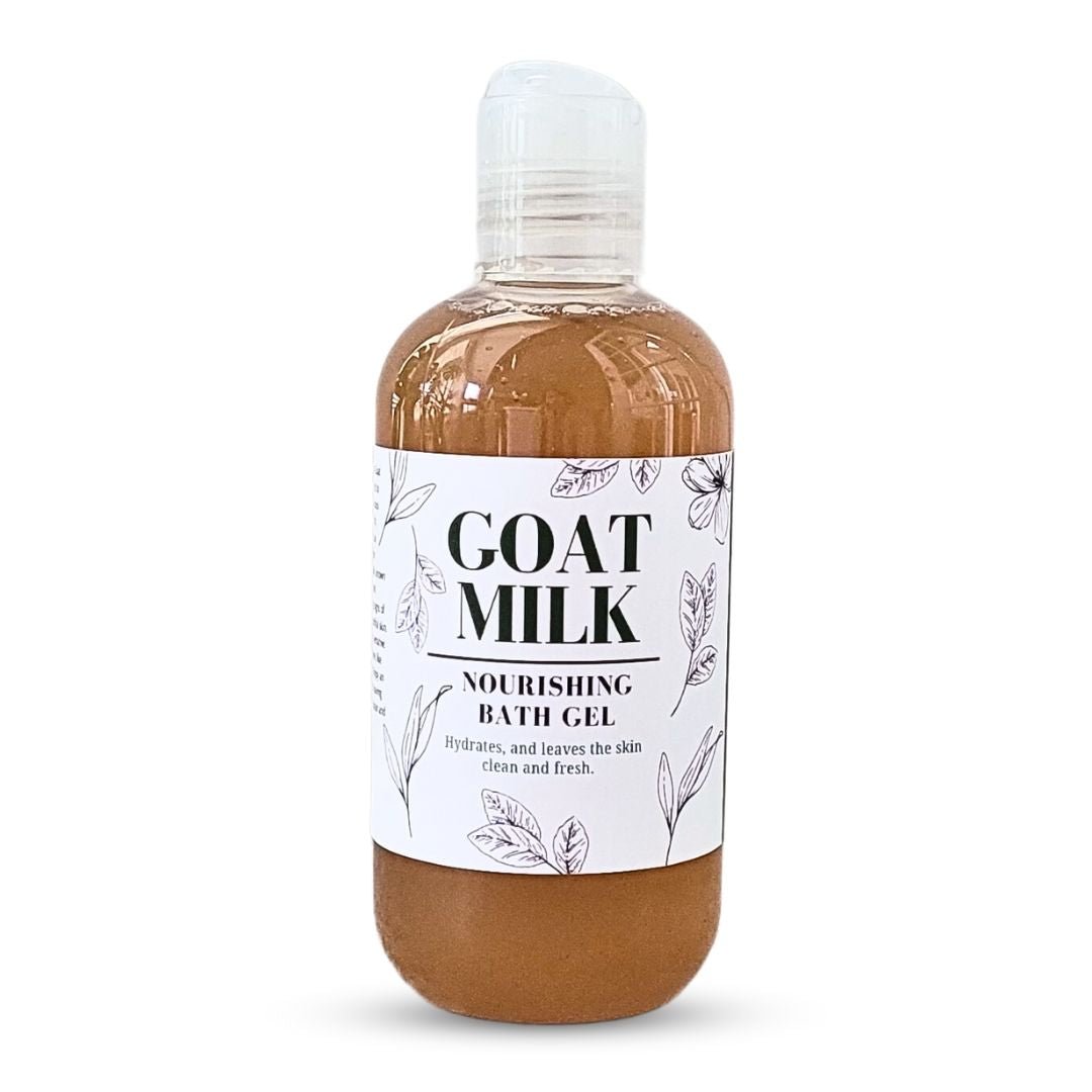 Goat Milk Coconut Orange Hydrating Body Wash for Dry & Sensitive Skin - Anti-Aging & Eczema Relief