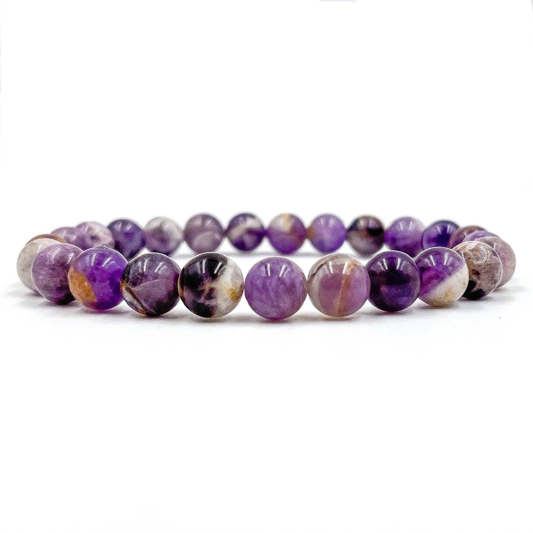 Union – Purple Amethyst Gemstone Beaded Bracelet | Healing Crystal Jewelry