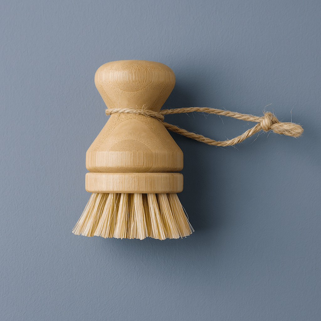 Eco-Friendly Biodegradable Bamboo Dish Scrub Brush with Replaceable Heads