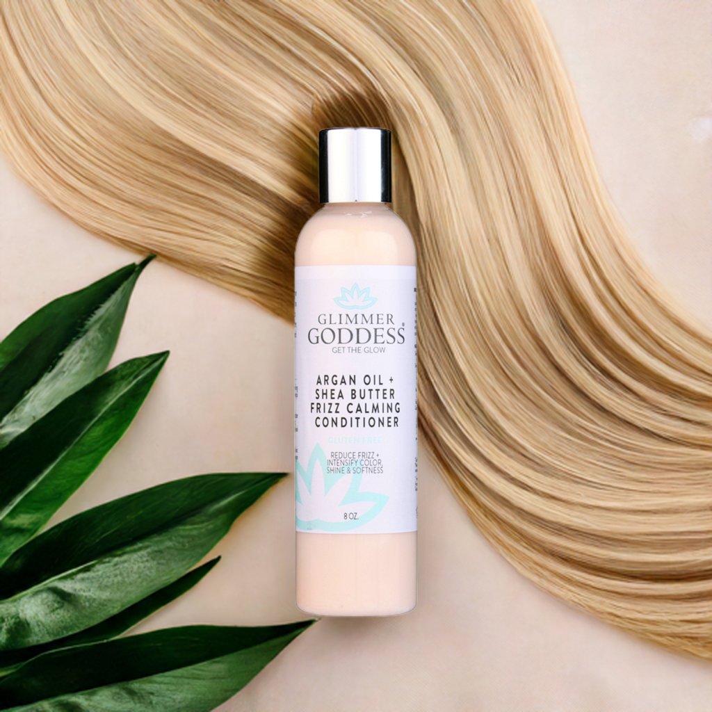 Organic Argan Oil Hair Conditioner with Shea Butter – Frizz Control, Deep Moisture & Split End Repair