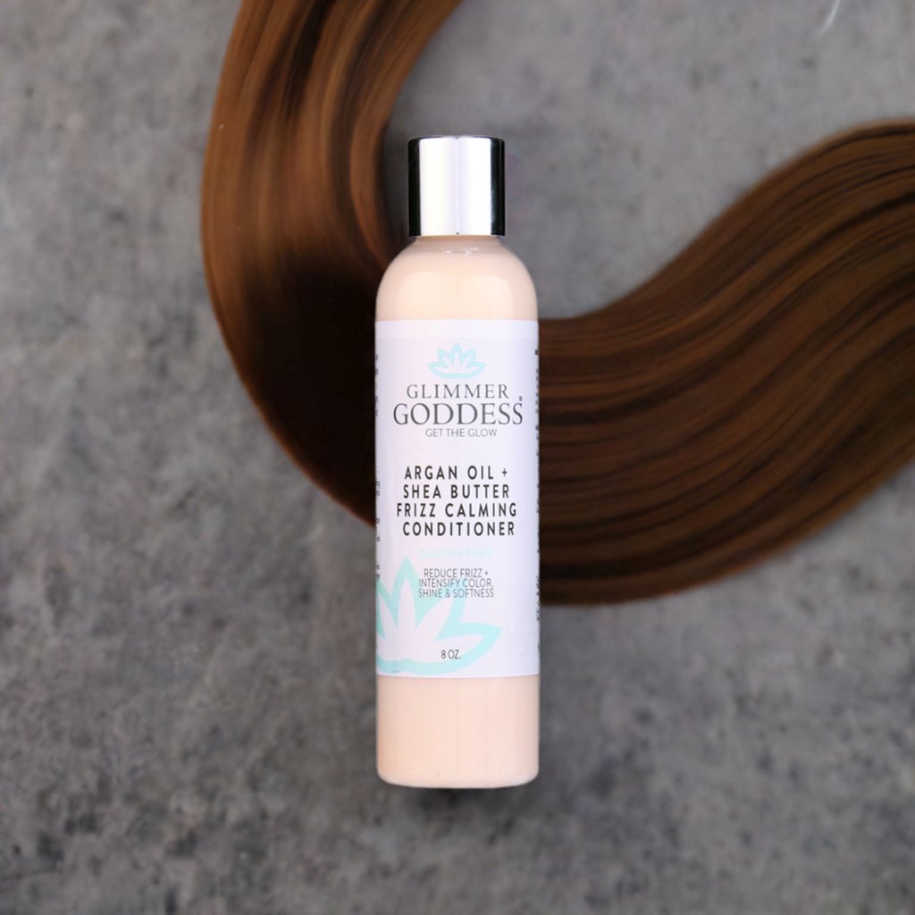Organic Argan Oil Hair Conditioner with Shea Butter – Frizz Control, Deep Moisture & Split End Repair