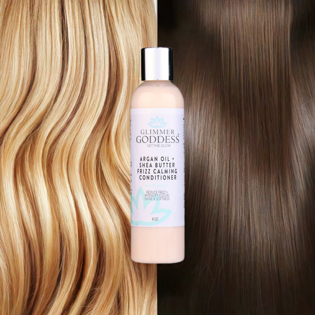 Organic Argan Oil Hair Conditioner with Shea Butter – Frizz Control, Deep Moisture & Split End Repair