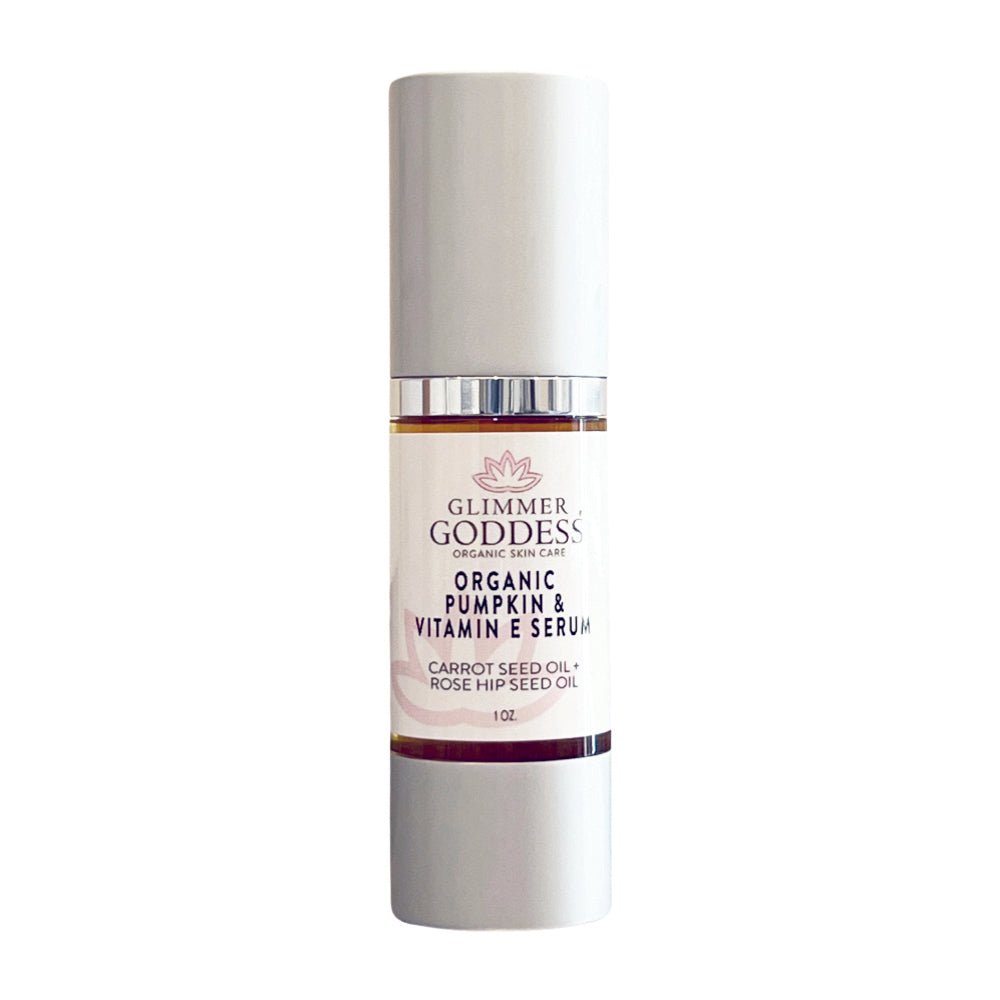 Organic Pumpkin Serum with Vitamin E & Collagen Boost – Instant Glow Anti-Aging Treatment for Face & Neck