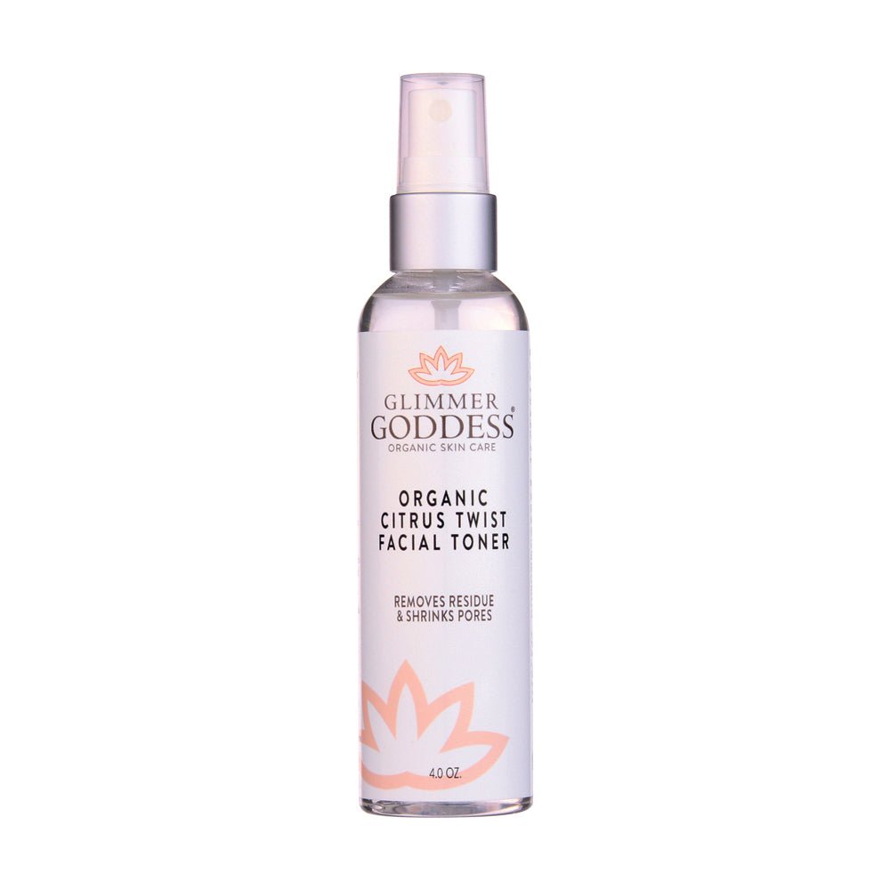 Organic Rose Water Facial Toner with Witch Hazel & Aloe – Hydrating Pore Tightening Spray for Skin