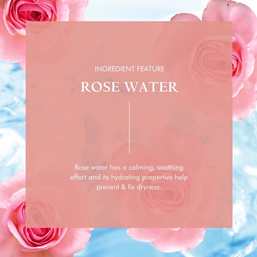 Organic Rose Water Facial Toner with Witch Hazel & Aloe – Hydrating Pore Tightening Spray for Skin