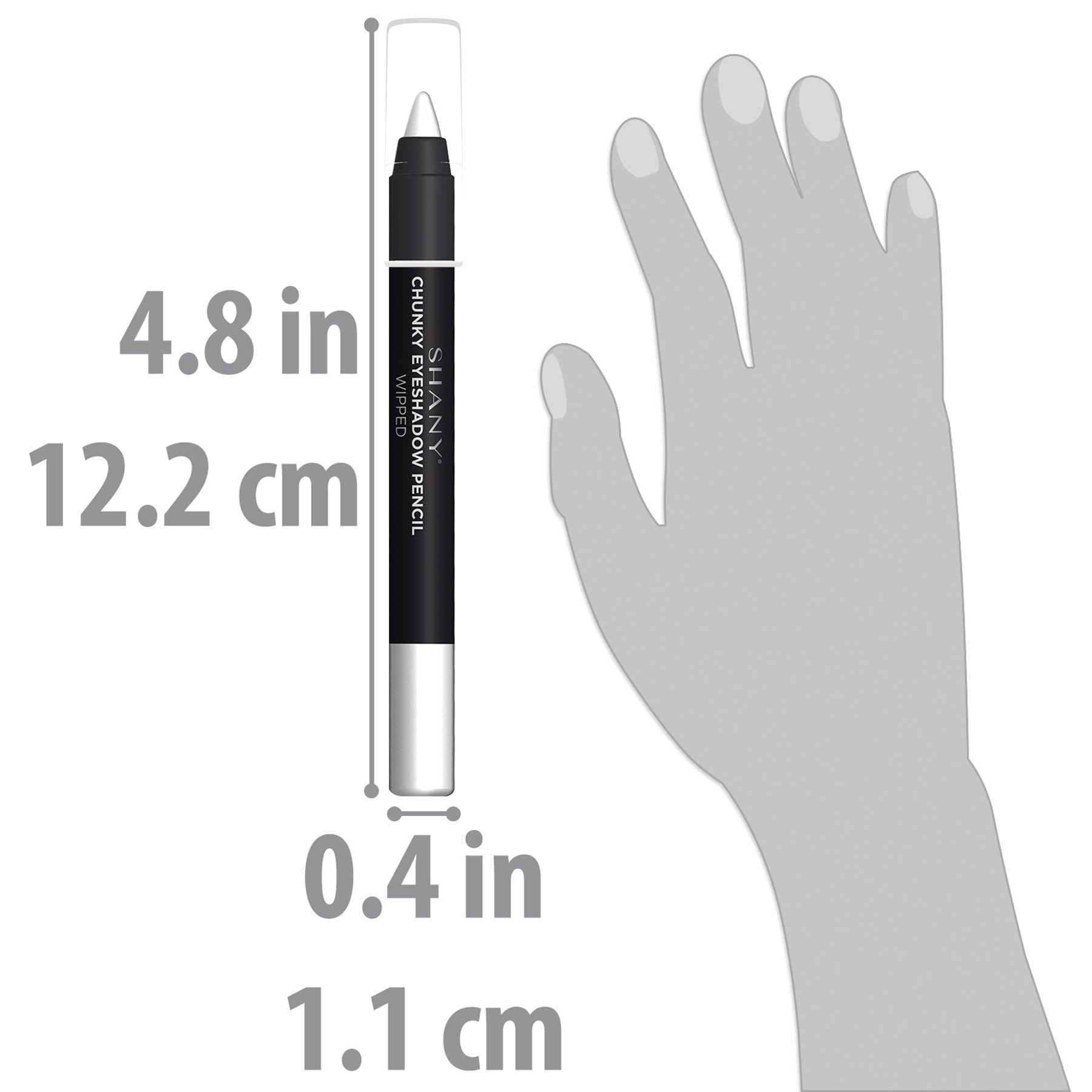 SHANY Chunky Eyeshadow Eye Pencil – Hypoallergenic Multi-Purpose Makeup Pencil
