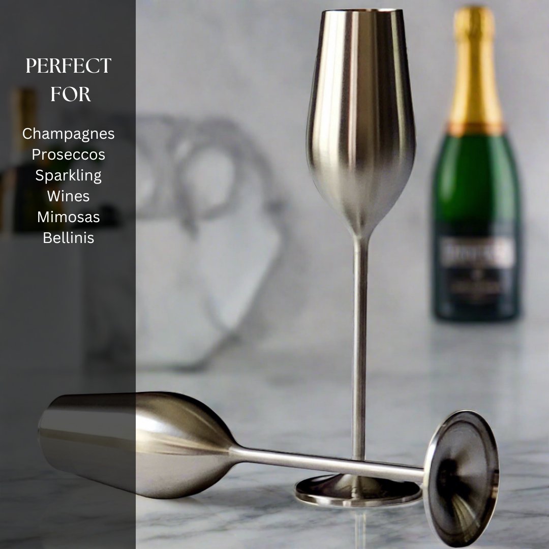 Silver Unbreakable Stainless Steel Flutes-2