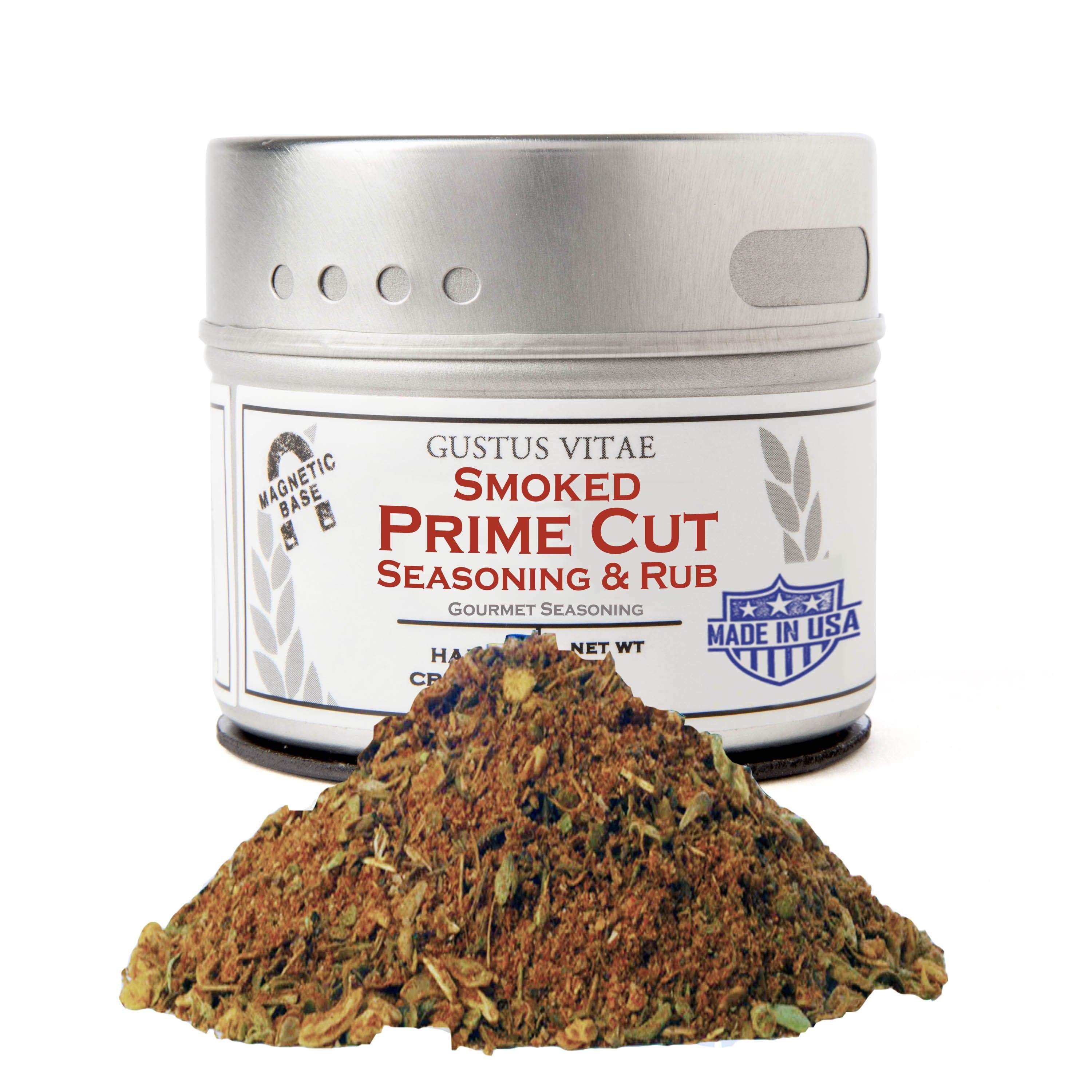 Smoked Prime Cut Seasoning & Rub – Gourmet BBQ Spice Blend for Steaks, Veggies & Grilling | All Natural, Non-GMO, Small Batch