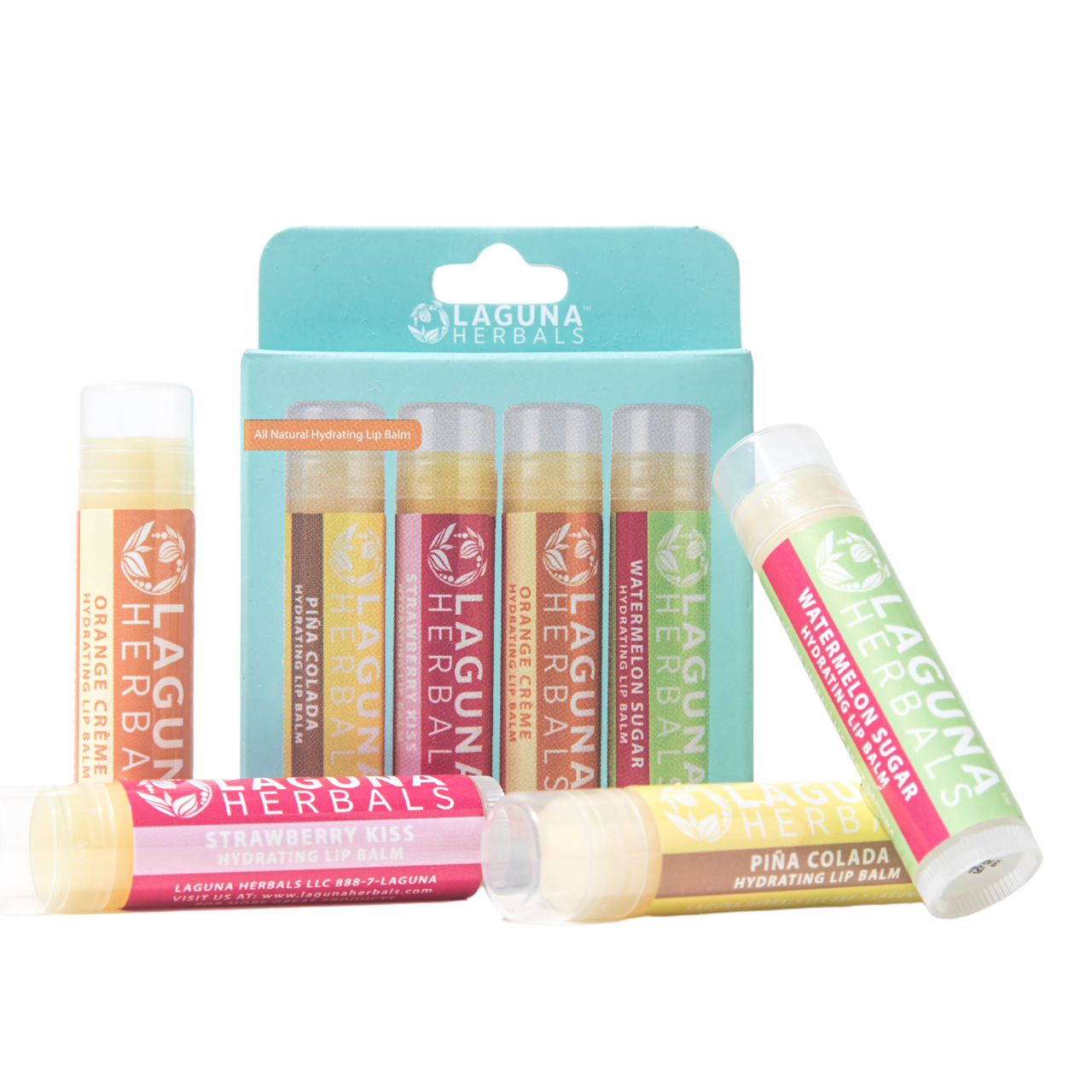 Organic Superfruit Lip Balm Variety Pack - Hydrating & Nourishing Natural Formula, Paraben-Free
