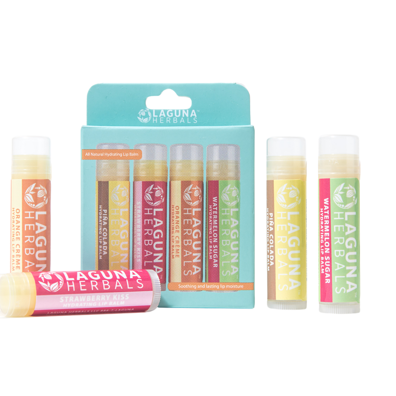 Organic Superfruit Lip Balm Variety Pack - Hydrating & Nourishing Natural Formula, Paraben-Free
