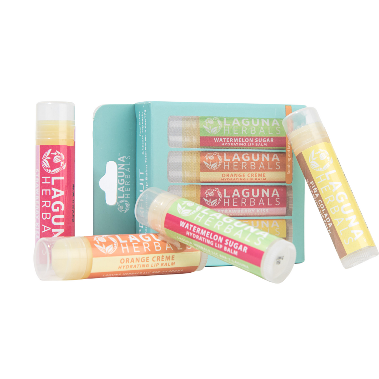 Organic Superfruit Lip Balm Variety Pack - Hydrating & Nourishing Natural Formula, Paraben-Free