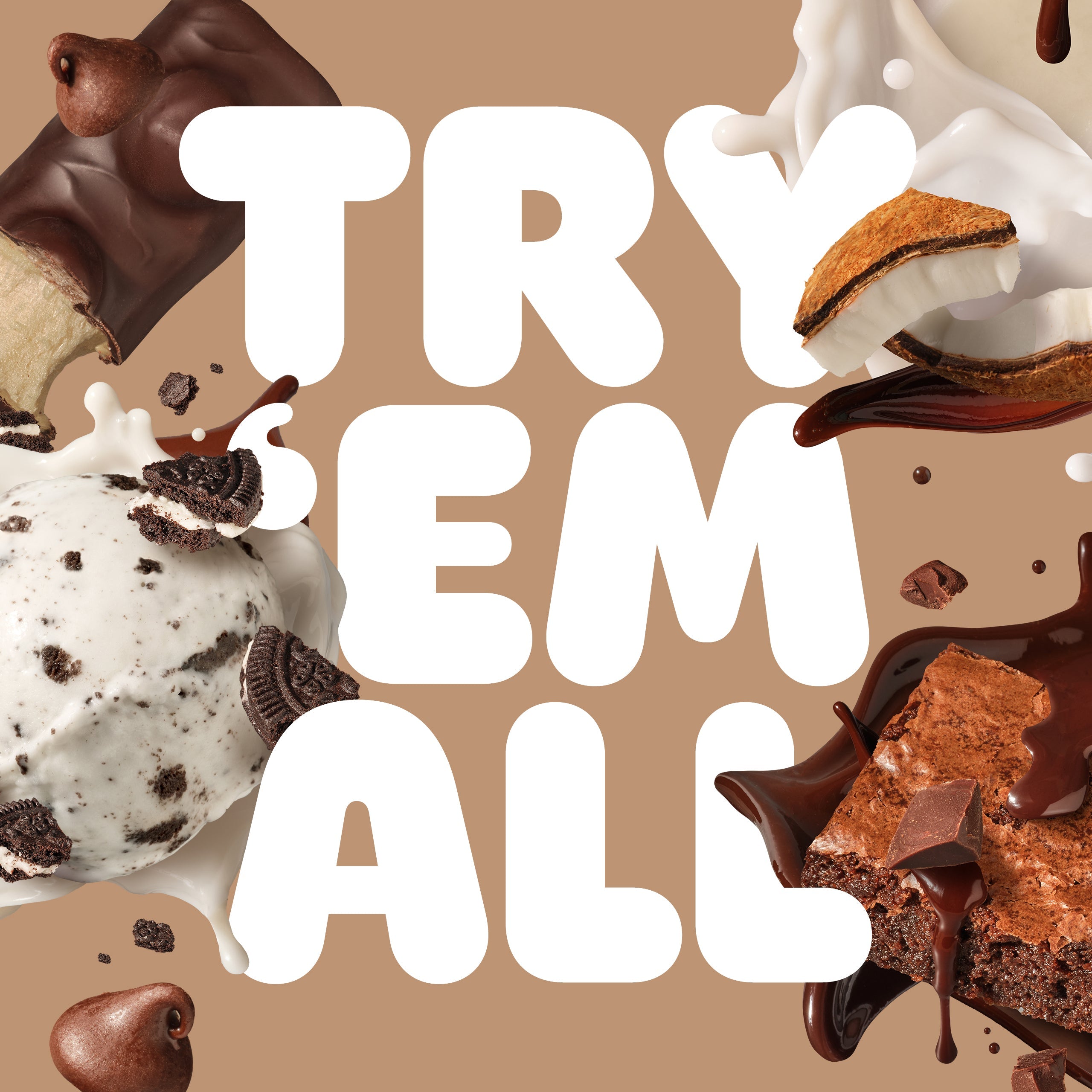 Chocolate Milkshake Puff 